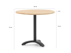 Bellagio Lisio Gartentisch ø 85 cm (h: 75 cm)