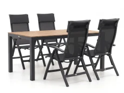 Bellagio Lugo/Fidenza 160cm dining tuinset 5-delig
