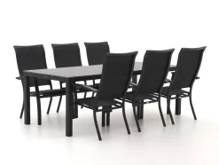 Bellagio Lugo/Fidenza 220 cm Gartenmöbel-Set 7-teilig stapelbar