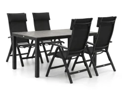 Bellagio Lugo/Fidenza 160 cm Gartenmöbel-Set 5-teilig verstellbar