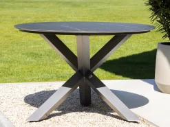 Bellagio Lugo/Lodola ø 150 cm Gartenmöbel-Set 6-teilig stapelbar