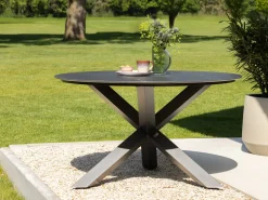 Bellagio Lugo/Lodola ø 130 cm Gartenmöbel-Set 5-teilig stapelbar