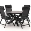 Bellagio Lugo/Lodola ø 130 cm Gartenmöbel-Set 5-teilig verstellbar