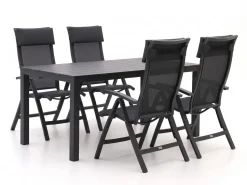 Bellagio Lugo/Menzano 160cm dining tuinset 5-delig