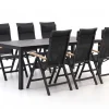 Bellagio Lugo/Menzano 220 cm Gartenmöbel-Set 7-teilig verstellbar