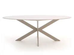 Bellagio Marudo/Furato ellips 200 cm Gartenmöbel-Set 5-teilig stapelbar