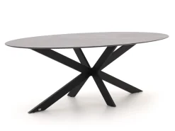 Bellagio Marudo/Furato ellips 240cm Gartenmöbel-Set 7-teilig stapelbar
