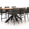 Bellagio Mineo/Induno Dänisch oval 220cm Gartenbar 7-Teilig