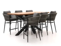 Bellagio Mineo/Induno Dänisch oval 220cm Gartenbar 7-Teilig