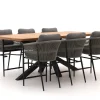 Bellagio Mineo/Induno dänisch oval 220 cm High Dining Gartenmöbel-Set 7-teilig