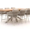 Bellagio Mineo/Induno Dänisch oval 220cm High Dining Gartenmöbel-Set 7-Teilig