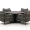 Bellagio Mineo/La Fonte ø150cm Low Dining Gartenmöbel-Set 5-teilig