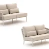 Bellagio Mineo Lounge Element linker Arm + rechter Arm 144 cm
