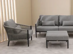 Bellagio Mineo/ROUGH-K Ecklounge-Set 7-teilig