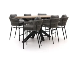 Bellagio Mineo/ROUGH-Y Ellips 240 cm Gartenbar-Set 7-teilig