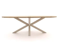 Bellagio Mineo/ROUGH-Y Ellips 240 cm High Dining Gartenmöbel-Set 7-teilig