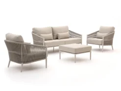 Bellagio Mineo Sessel-Sofa Lounge-Set 4-teilig
