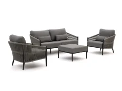 Bellagio Mineo Sessel-Sofa Lounge-Set 4-teilig