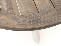 Bellagio Panaro/ROUGH-Y ø 120 cm Gartenmöbel-Set 5-teilig stapelbar