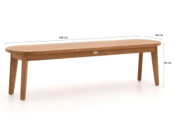 Bellagio Pergusa Picknickbank 180x40x45 cm