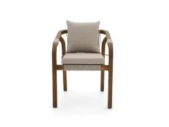 Bellagio Perzano/Induno dänisch oval 180 cm Gartenmöbel-Set 5-teilig stapelbar