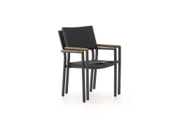 Bellagio Roma/Fidenza 90 cm Gartenmöbel-Set 3-teilig stapelbar