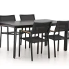 Bellagio Roma/Sestino 160 cm Gartenmöbel-Set 5-teilig stapelbar