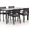 Bellagio Rumo/Sestino 160 cm Gartenmöbel-Set 5-teilig stapelbar