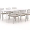 Bellagio Rumo/Sora 220 cm Gartenmöbel-Set 7-teilig Stapelbar