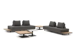 Bellagio San Lupo Ecklounge-Set 5-teilig 4-Sitzer