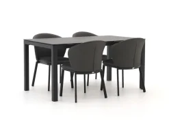 Bellagio San Lupo/La Fonte 160 cm Gartenmöbel-Set 5-teilig
