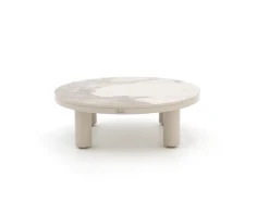 Bellagio Sarsina Lounge Gartentisch-Set ø 85 cm(h:27 cm)/ø 65 cm (h:21 cm)