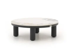 Bellagio Sarsina Lounge Gartentisch-Set ø 85 cm(h:27 cm)/ø 65 cm (h:21 cm)