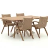 Bellagio Tredozio/Furato 180 cm Gartenmöbel-Set 5-teilig