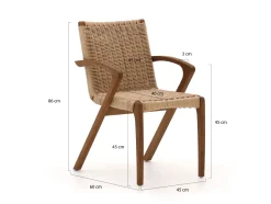 Bellagio Tredozio/Furato 220 cm Gartenmöbel-Set 7-teilig