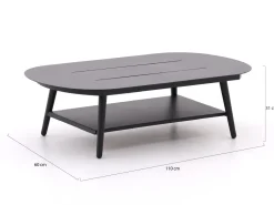 Bellagio Valli Loungetisch 110x60x31 cm