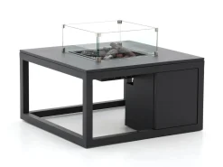 Bellagio Vezzano/Cosi 100 cm Ecklounge-Set mit Feuertisch 4-teilig