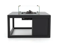 Bellagio Vezzano/Cosi 100 cm Ecklounge-Set mit Feuertisch 4-teilig