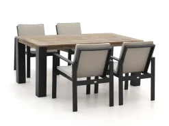 Bellagio Vezzano/ROUGH-X 180 cm Gartenmöbel-Set 5-teilig