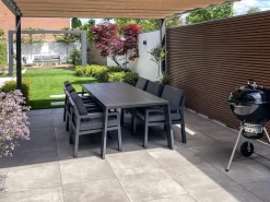 Bellagio Vinadio 255 cm Low Dining Gartenmöbel-Set 7-teilig