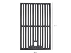Boretti Grillrost 30x20x1,5 cm für Terzo Holzkohlegrill