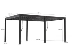 Cedrino Pergola 530x360x255 cm