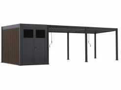 Cedrino Pergola 600x300x255 cm inkl. Stauraum 300x200 cm