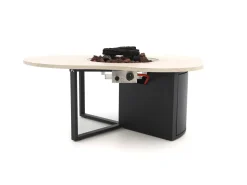 Cosiloft Novi Lounge Feuertisch 125x102x50 cm