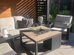 Cosiraw Lounge Feuertisch 100x100x55 cm