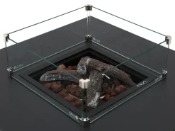 Cosiraw Lounge Feuertisch 100x100x55 cm