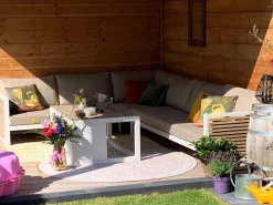 Cosiraw Lounge Feuertisch 100x100x55 cm