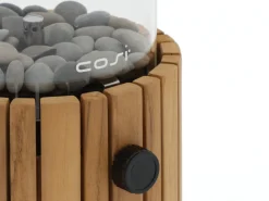 Cosiscoop Timber round Tischkamin (ø 18 cm, h: 30 cm)