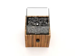 Cosiscoop Timber square Tischkamin 20x20x30 cm