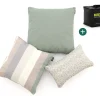 Dekokissen Set Modern Graphic Green